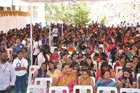 Manasuku Nachindi Movie Team at Kasturba Gandhi College